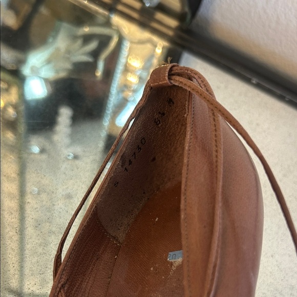 Allure Women's Tan Lace-Up Heels - Picture 10 of 10